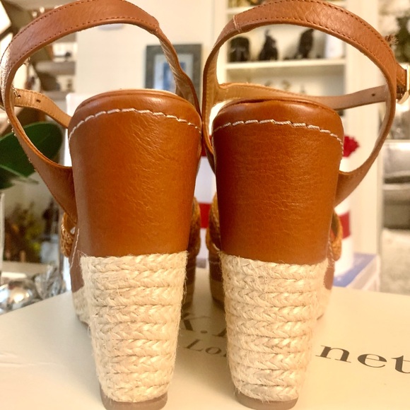 ❌❌❌SOLD❌❌❌ L.K.Bennett Leather Espadrilles SZ 9 🔥🔥🔥 - Picture 5 of 16